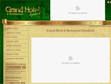 Tablet Screenshot of hotelgrandnymburk.cz